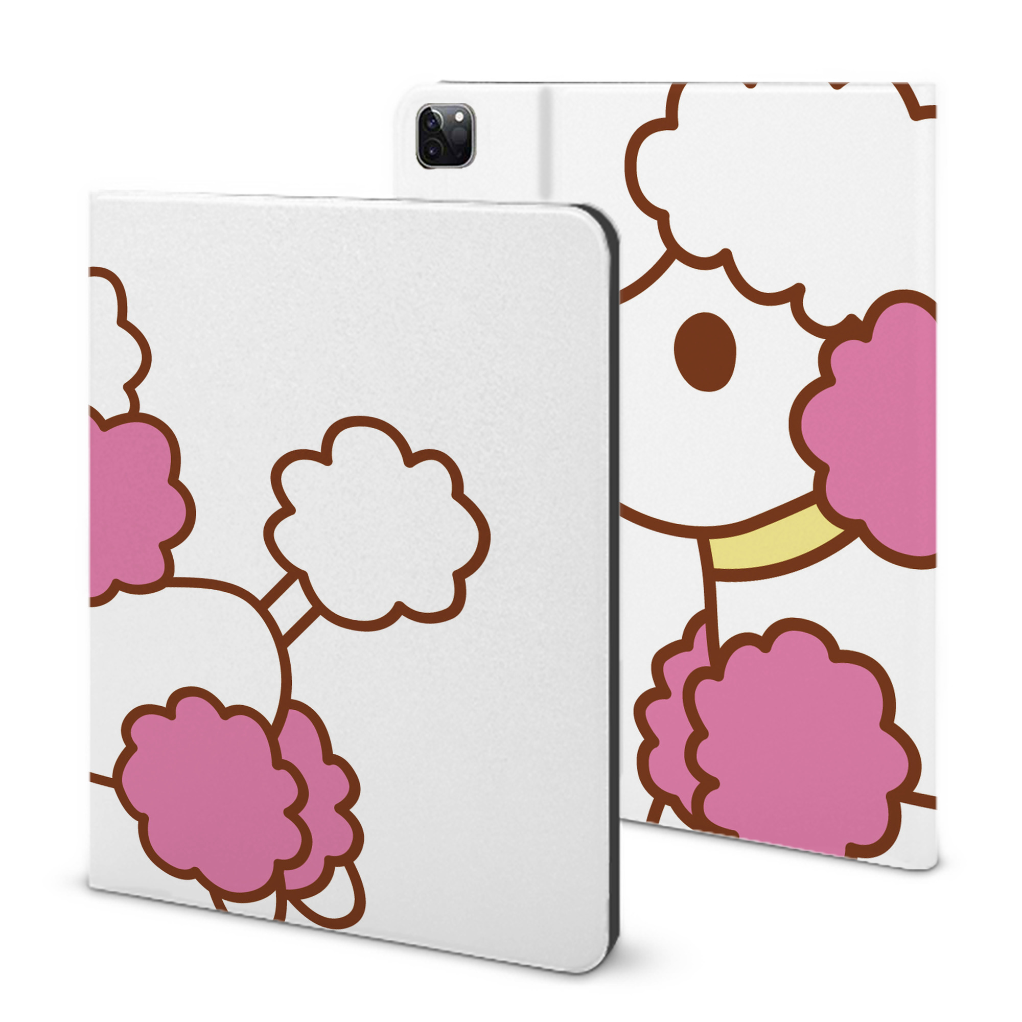 （画像用） Hello Kitty ハローキティ IPad ケース ブック型 PUレザー TPU 耐衝撃 軽量 薄型 ペン収納なし 全面保護 IPad 各モデル対応